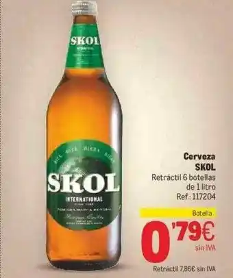 Makro Cerveza Skol oferta
