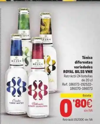 Makro Tónica Diferentes Variedades Royal Bliss Vnr oferta