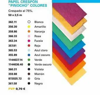 Abacus Papel Crespon oferta