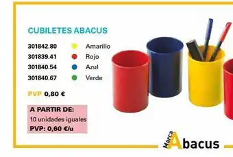 Cubiletes Abacus