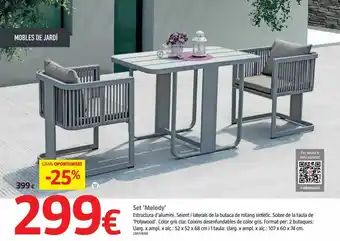 Bauhaus Set 'melody' oferta