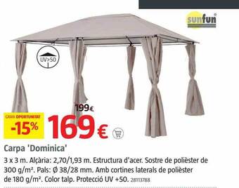 Bauhaus Carpa 'dominica' oferta