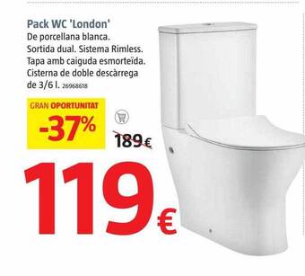 Bauhaus Pack Wc 'london' oferta
