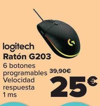 Carrefour Logitech Ratón G203 oferta