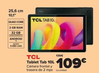 Carrefour Tcl Tablet Tab 10 L oferta