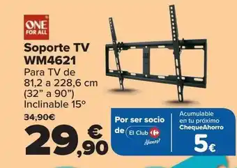 Carrefour Soporte Tv Wm4621 oferta