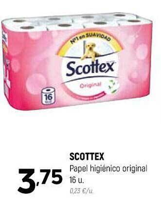 Coviran Scottex Papel Higiénico Original oferta