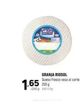 Coviran Granja Riosol Queso Fresco Vaca Al Corte oferta