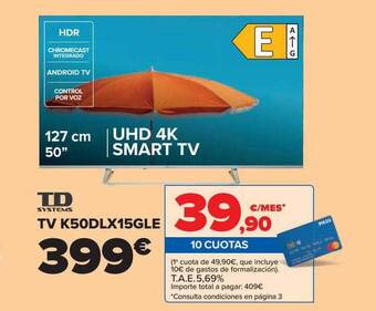 Carrefour Td Tv K50dlx15gle oferta