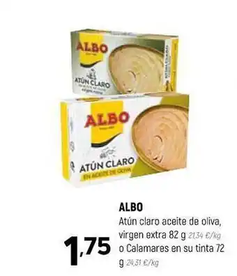 Coviran Albo Atún Claro Aceite De Oliva Virgen Extra O Calamares En Su Tinta oferta