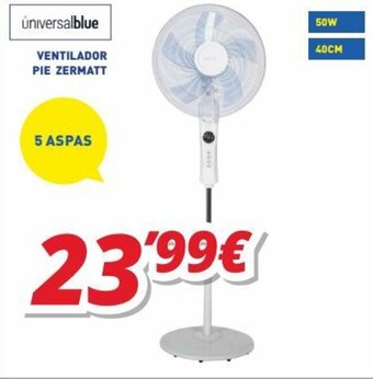 Mi electro Universalblue Ventilador Pie Zermatt oferta
