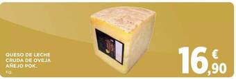 Hipercor Queso De Leche Cruda De Oveja Añejo Pok oferta