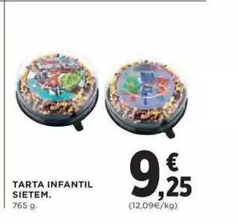 Hipercor Tarta Infantil Sietem oferta
