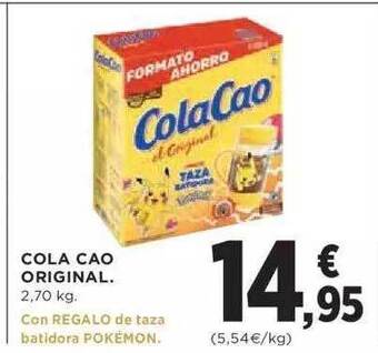 Hipercor Cola Cao Original oferta