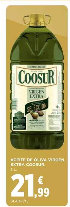 Hipercor Aceite De Oliva Virgen Extra Coosur oferta