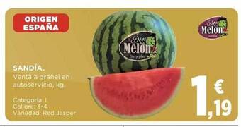 Hipercor Sandía oferta