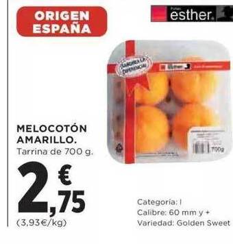 Hipercor Melocotón Amarillo oferta