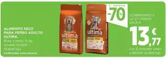 Hipercor 2a Unidad -70% Alimento Seco Para Perro Adulto Ultima oferta