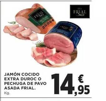 Hipercor Jamón Cocido Extra Duroc O Pechuga De Pavo Asada Frial oferta
