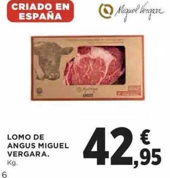 Hipercor Lomo De Angus Miguel Vergara oferta