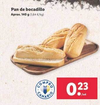 Lidl Pan De Bocadillo oferta