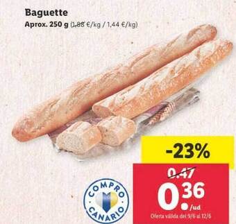 Lidl Baguette oferta