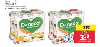 Lidl Danone Danacol oferta