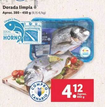 Lidl Dorada Limpia oferta