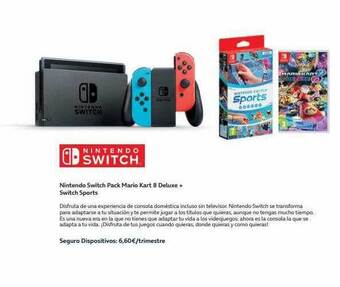 Nintendo Switch Pack Mario Kart 8 Deluxe + Switch Sports