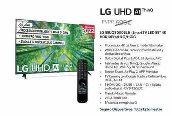 Movistar Lg 55uq80006lb - Smarttv Led 55 oferta