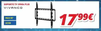Mi electro Vivanco Soporte TV 39504 Fijo oferta