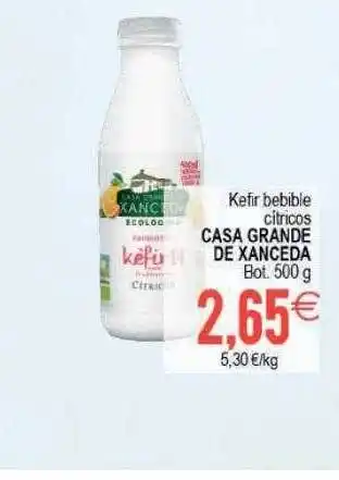 Kefir Bebible Citricos Casa Grande De Xanceda
