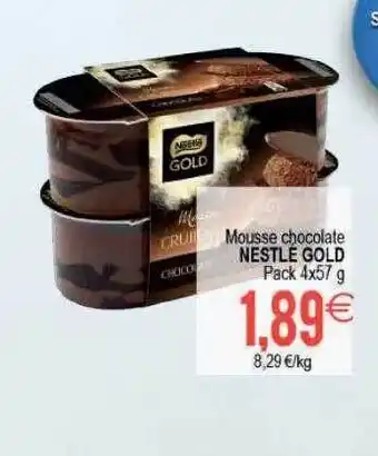 Plenus Supermercados Mousse Chocolate Nestlé Gold oferta