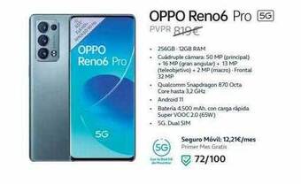 Movistar Oppo Reno6 Pro oferta