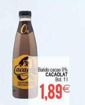 Plenus Supermercados Batido Cacao 0% Cacaolat oferta