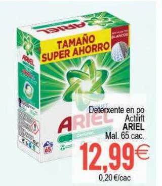 Plenus Supermercados Deterxente En Po Actilift Ariel oferta
