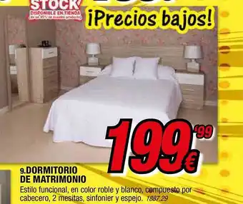 Rapimueble 9. Dormitorio De Matrimonio oferta
