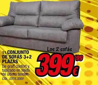 Rapimueble 11. Conjunto De Sofás 3+2 Plazas oferta
