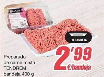 SPAR Fragadis Preparado De Carne Mixta Tendrem oferta