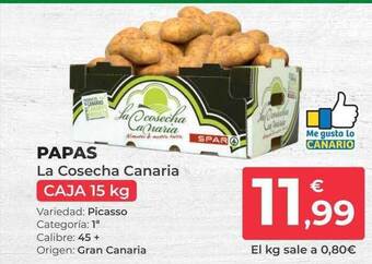 SPAR Gran Canaria Papas La Cosecha Canaria oferta