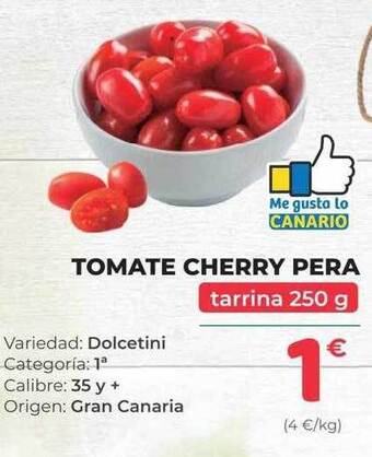 SPAR Gran Canaria Tomate Cherry Pera oferta