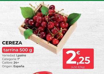 SPAR Gran Canaria Cereza oferta