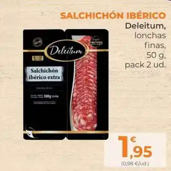 SPAR Gran Canaria Salchichón Ibérico Deleitum oferta