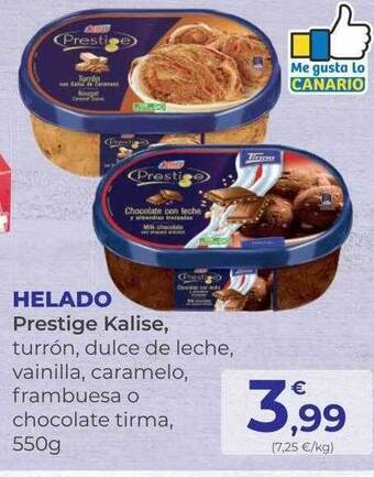 SPAR Gran Canaria Helado Prestige Kalise oferta