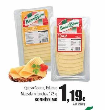 Spar Tenerife Queso Gouda Edam O Maasdam Lonchas Bonnissimo oferta