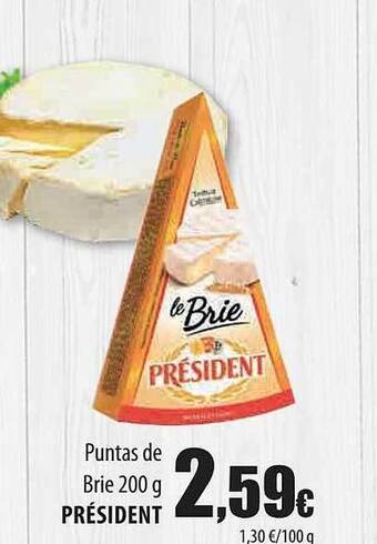 Spar Tenerife Puntas De Brie Président oferta