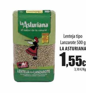 Spar Tenerife Lenteja Tipo Lanzarote La Asturiana oferta