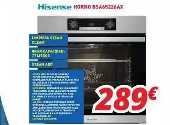 Mi electro Hisense Horno Bsa65226ax oferta