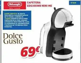 Mi electro Delonghi Cafetera Edg305wb Mini Me oferta