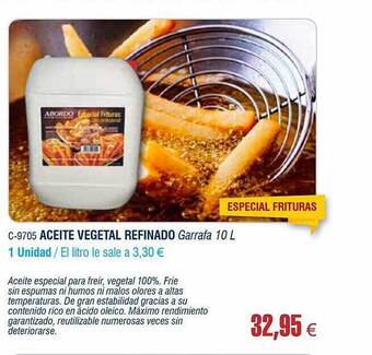 Abordo Aceite Vegetal Refinado oferta